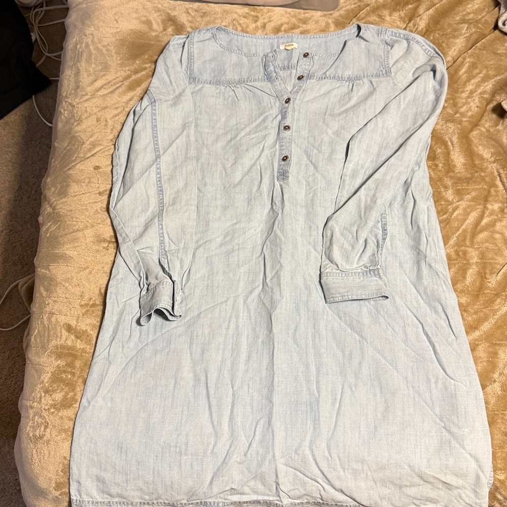Fossil Light Blue Denim Shirt
